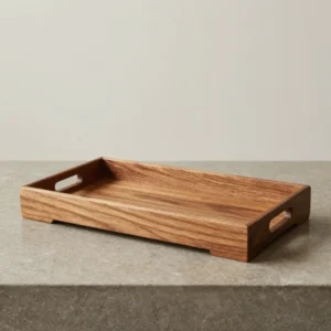 Carved Teakwood Serving Tray